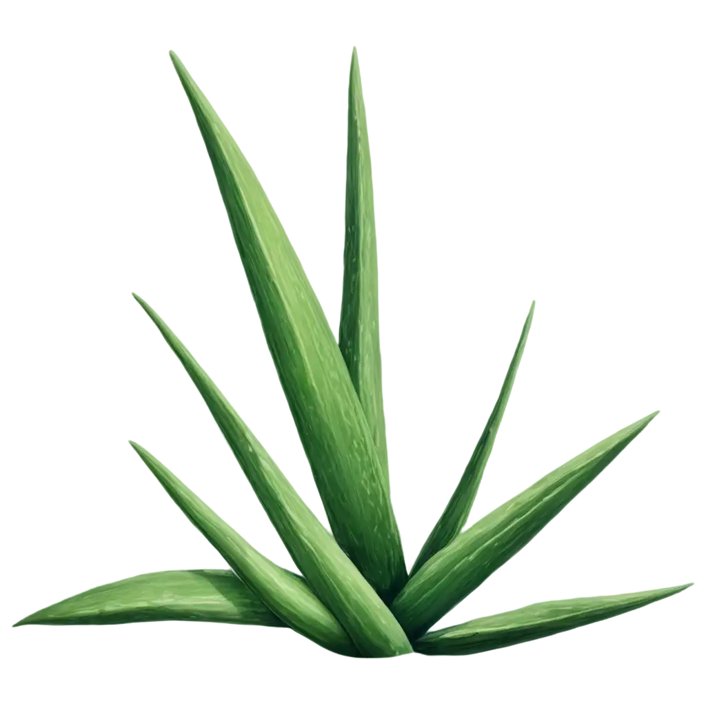 PNG-Image-of-Drawn-Aloe-Vera-Leaf-Enhance-Clarity-and-Quality