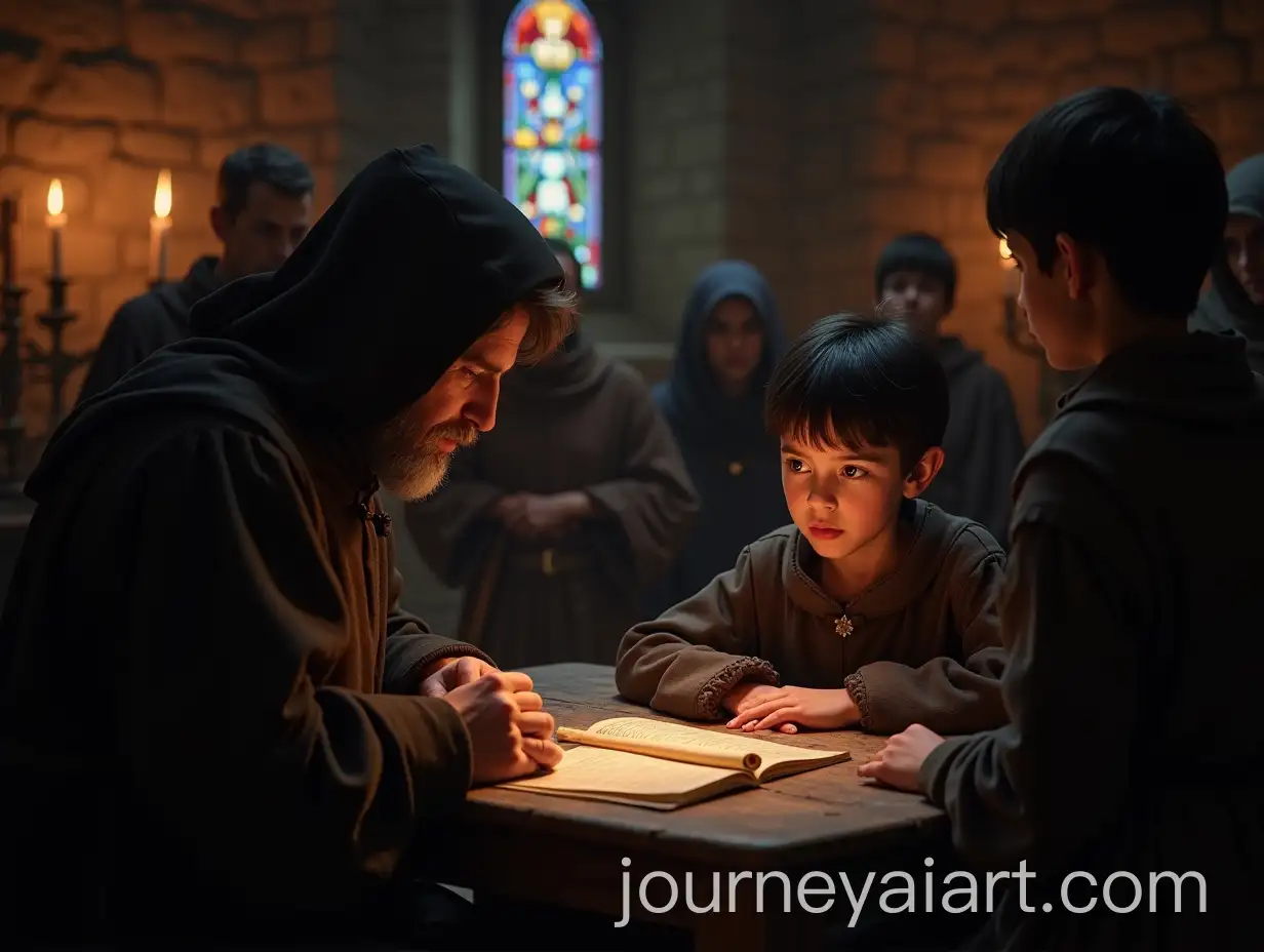 Young-Scholar-in-a-Medieval-Monastery-Classroom