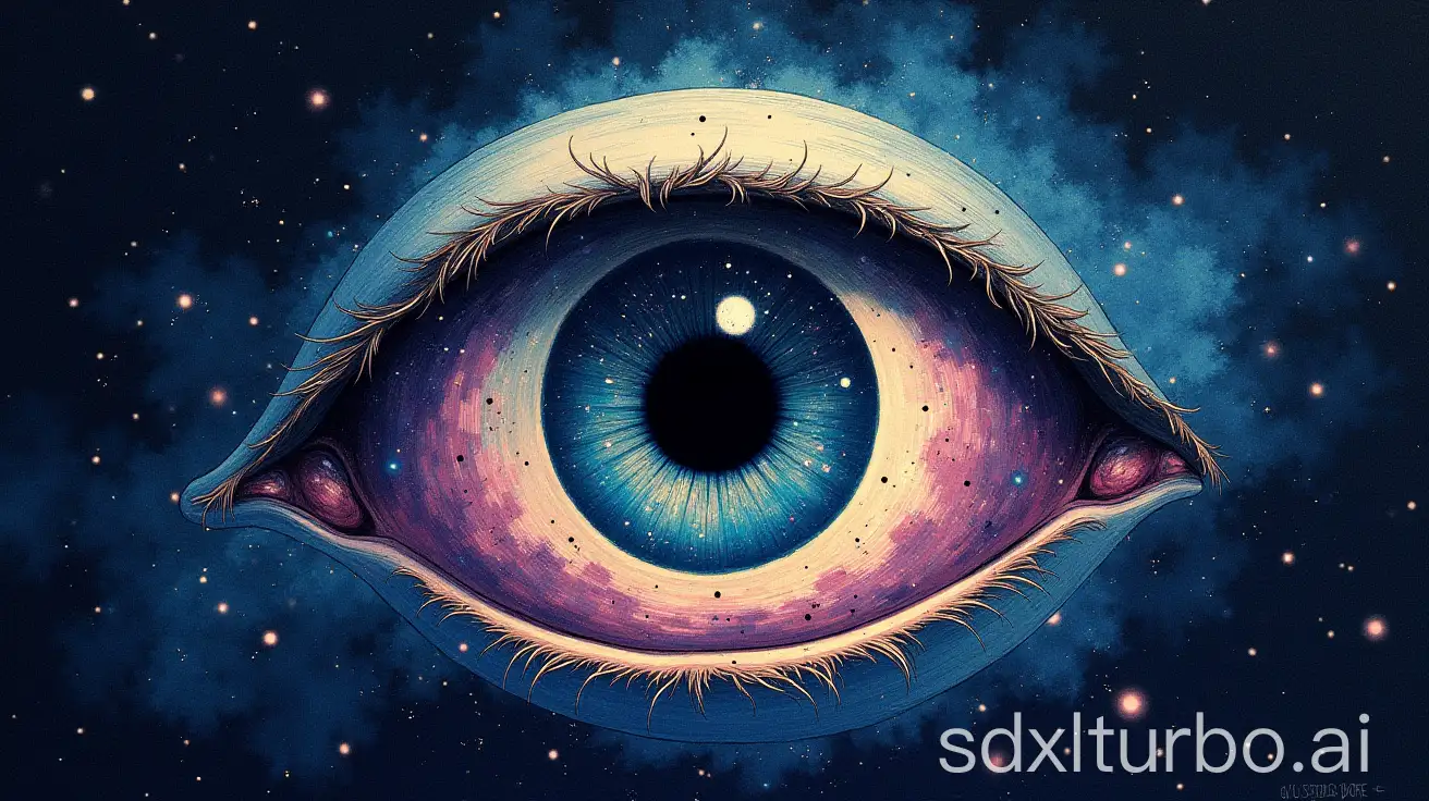 Surreal-Cosmic-Eye-Overlooking-the-Galaxy