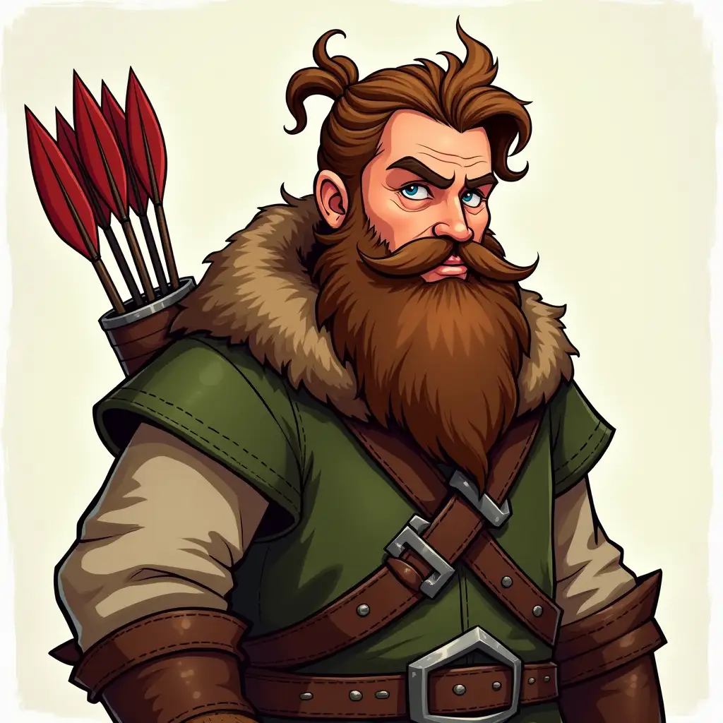 DDwarf-Ranger-AI-Artwarf-Ranger-with-Braided-Brown-Beard-and-Quiver-in-Fantasy-DND-Style