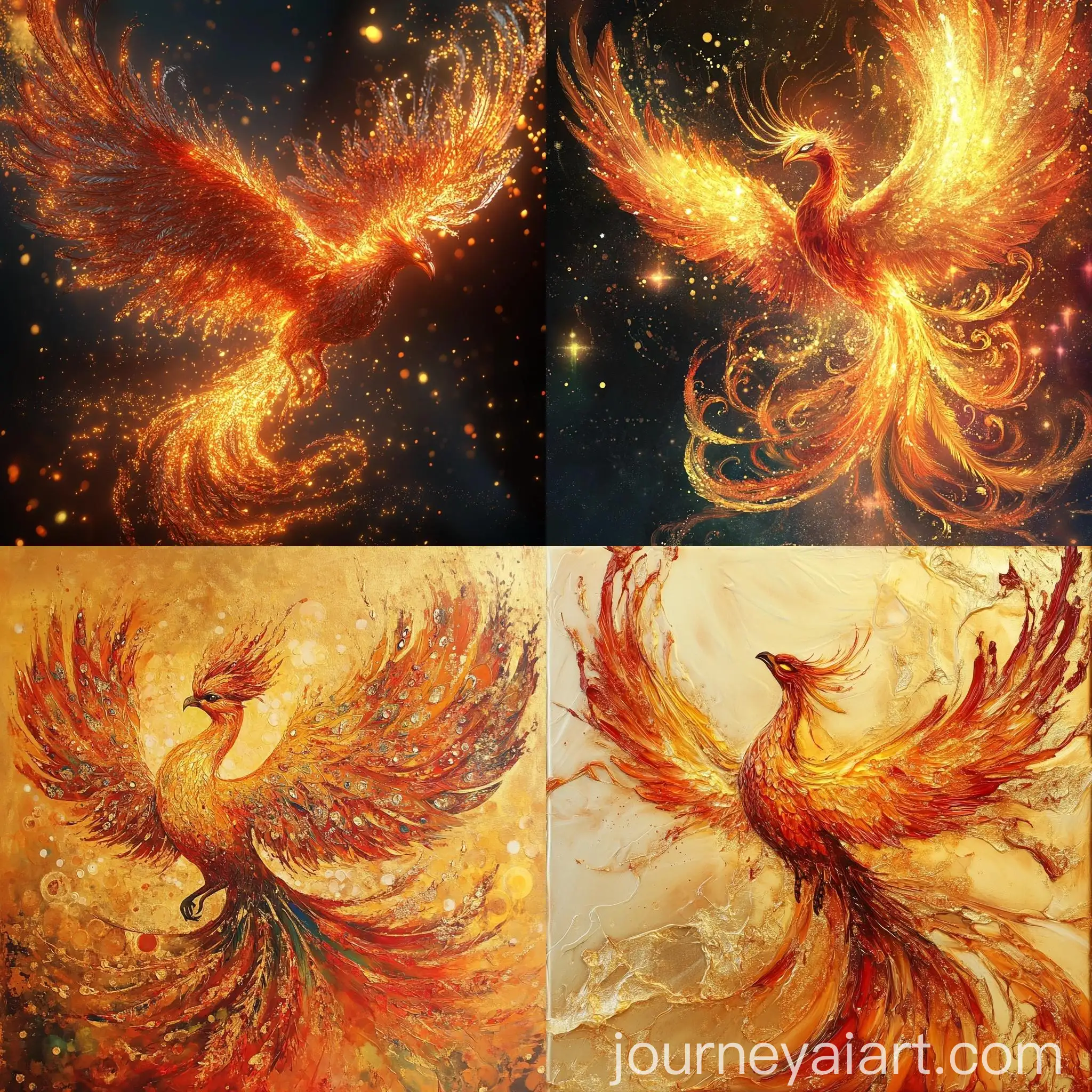 Majestic-Phoenix-with-Fiery-Feathers-in-Shimmering-Gold-and-Red-Tones