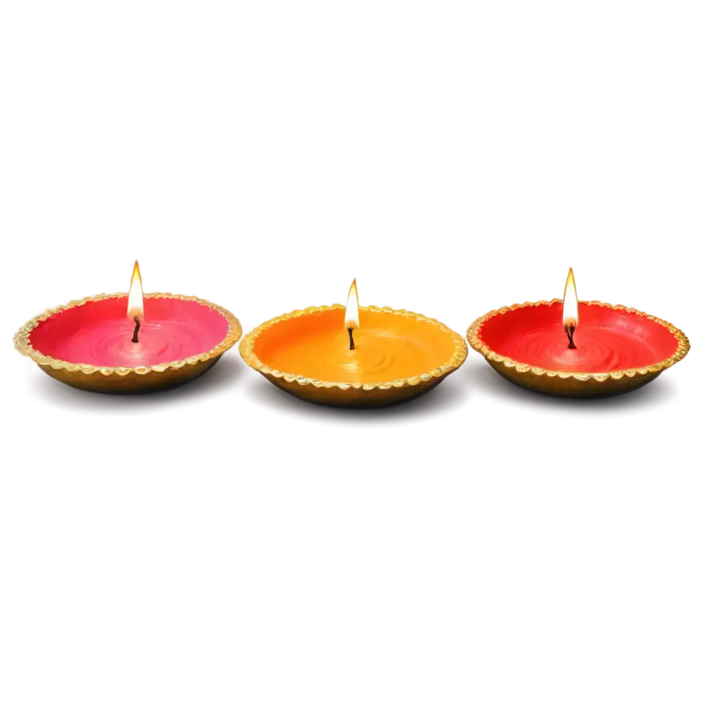 Stunning-Diwali-Diya-with-Rangoli-Below-HighQuality-PNG-Image-for-Festive-Celebrations