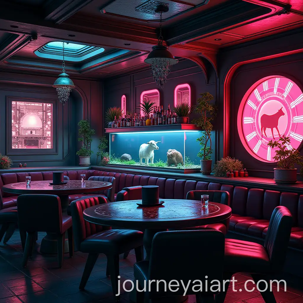 Futuristic-Spaceship-Cocktail-Bar-with-Cyberpunk-Decor