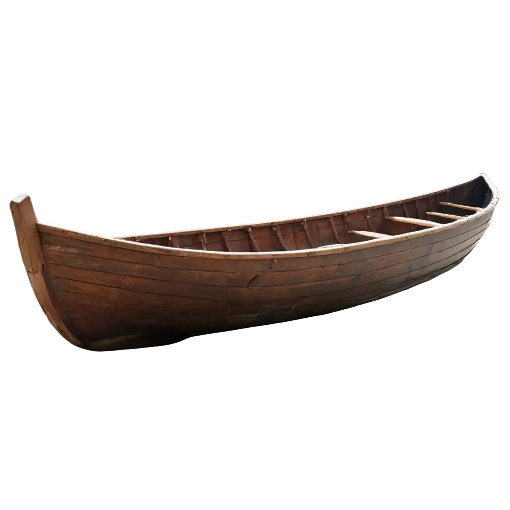 Dark-Wood-Boat-PNG-Exquisite-Image-of-a-Wooden-Boat