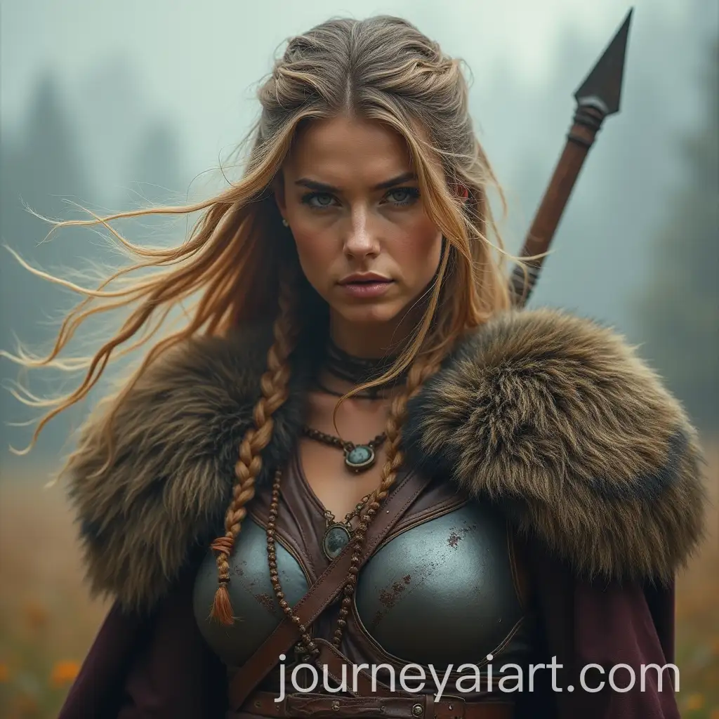 Powerful-Woman-Viking-Warrior-as-a-Superhero