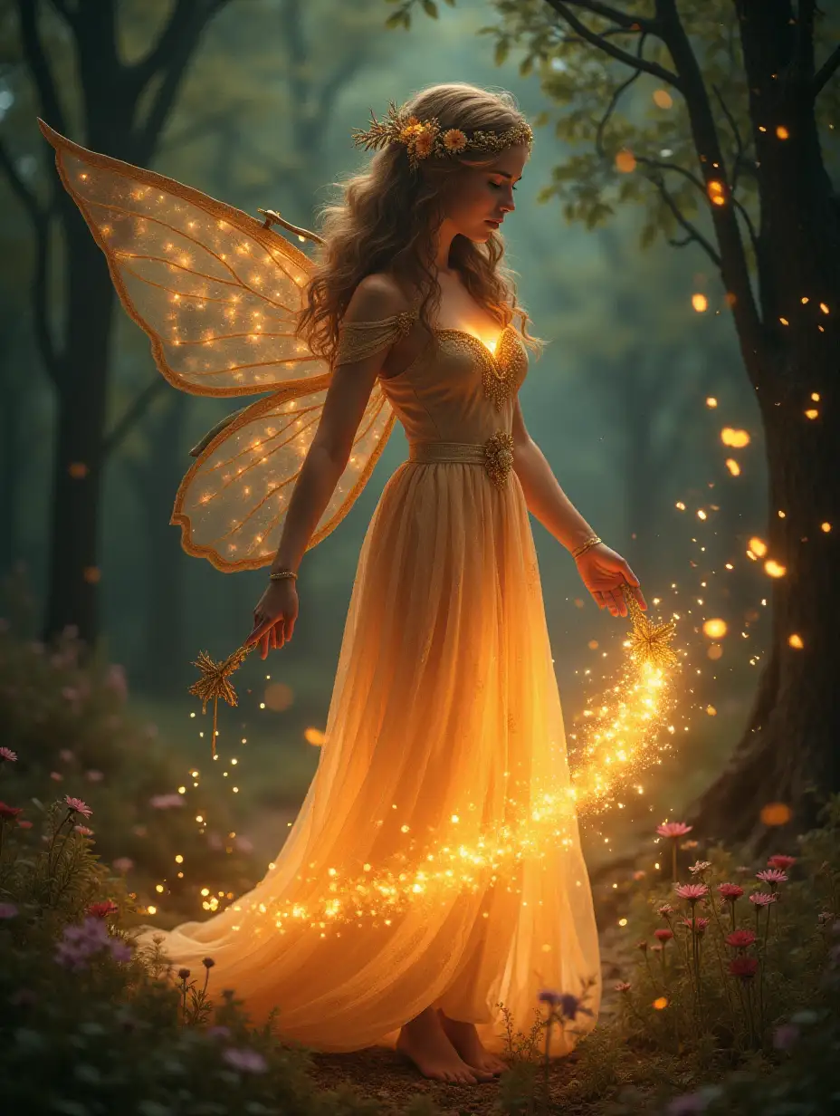 I want it to convey magic, calm, peace and be quite warm (fairy)