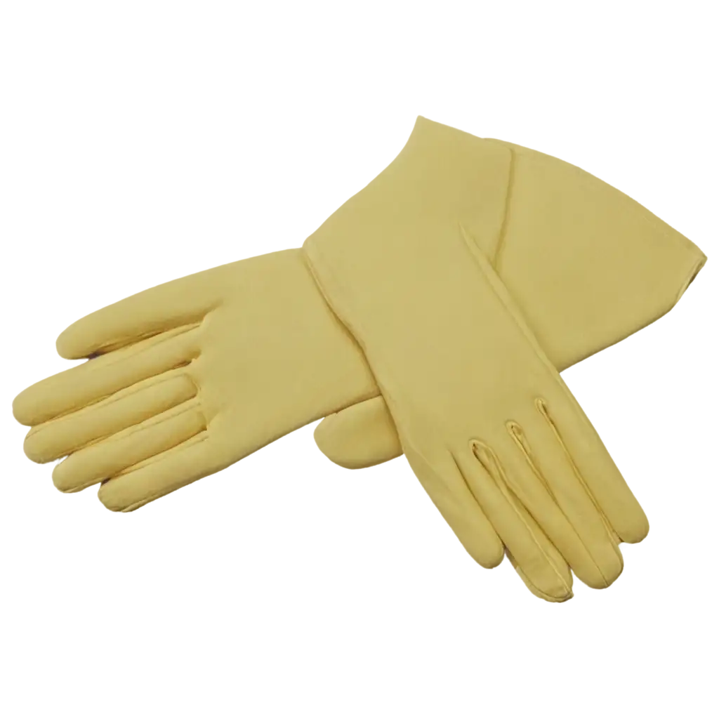 Yellow-Glove-Individual-Protection-PNG-Image-EPI-CIPA-Concept