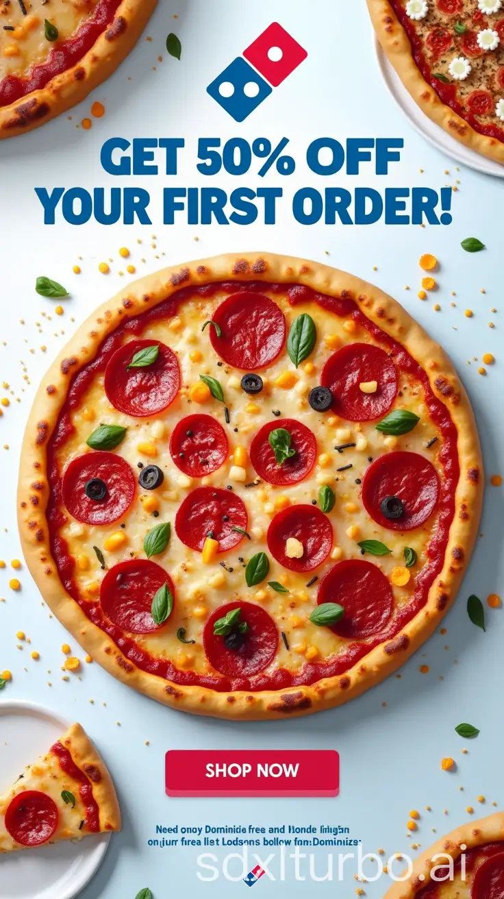 Delicious-Dominos-Pizza-with-50-Off-Offer