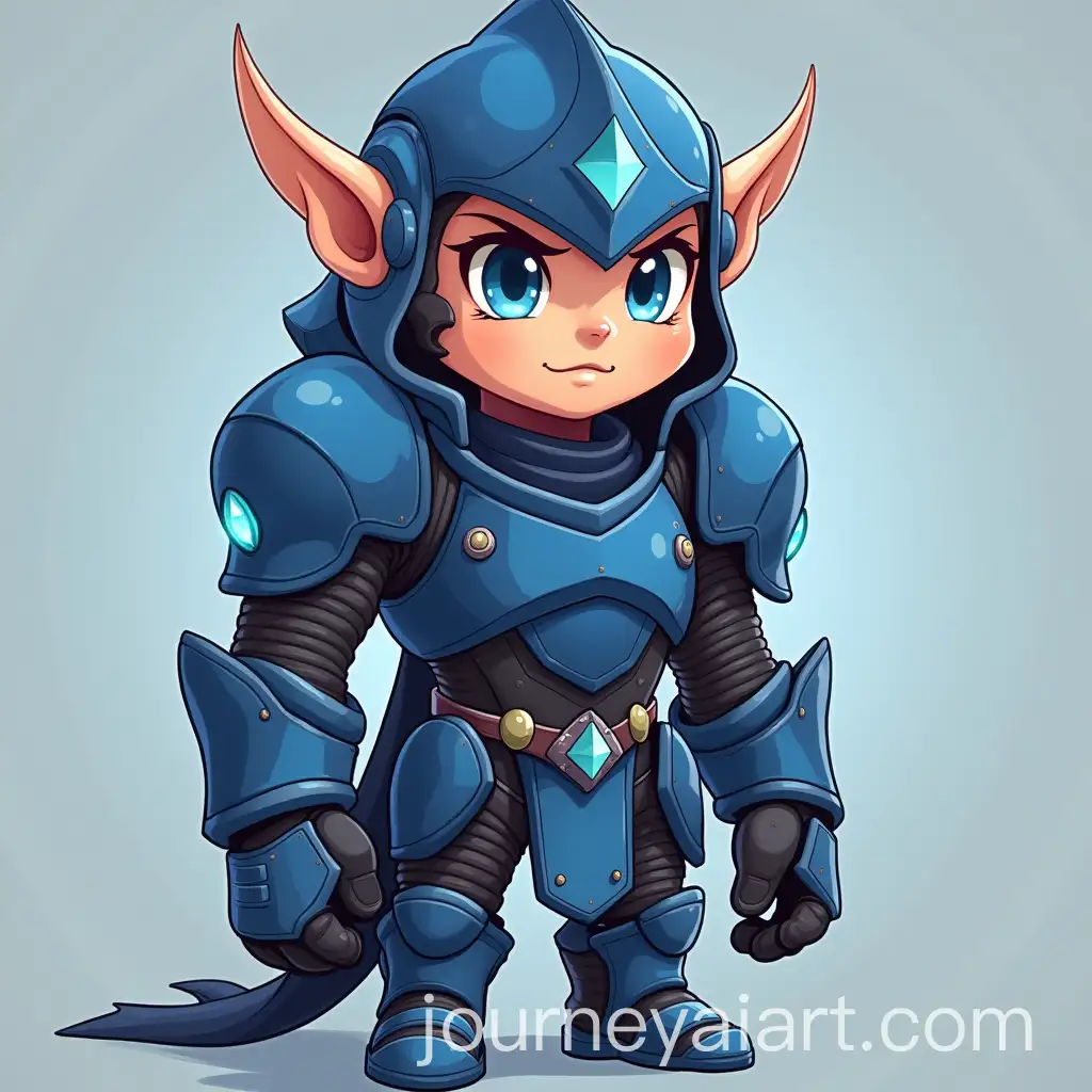 Humanoid-Hyena-in-Blue-Armor-CartoonAI-Image-Prompt-Expansion-Style
