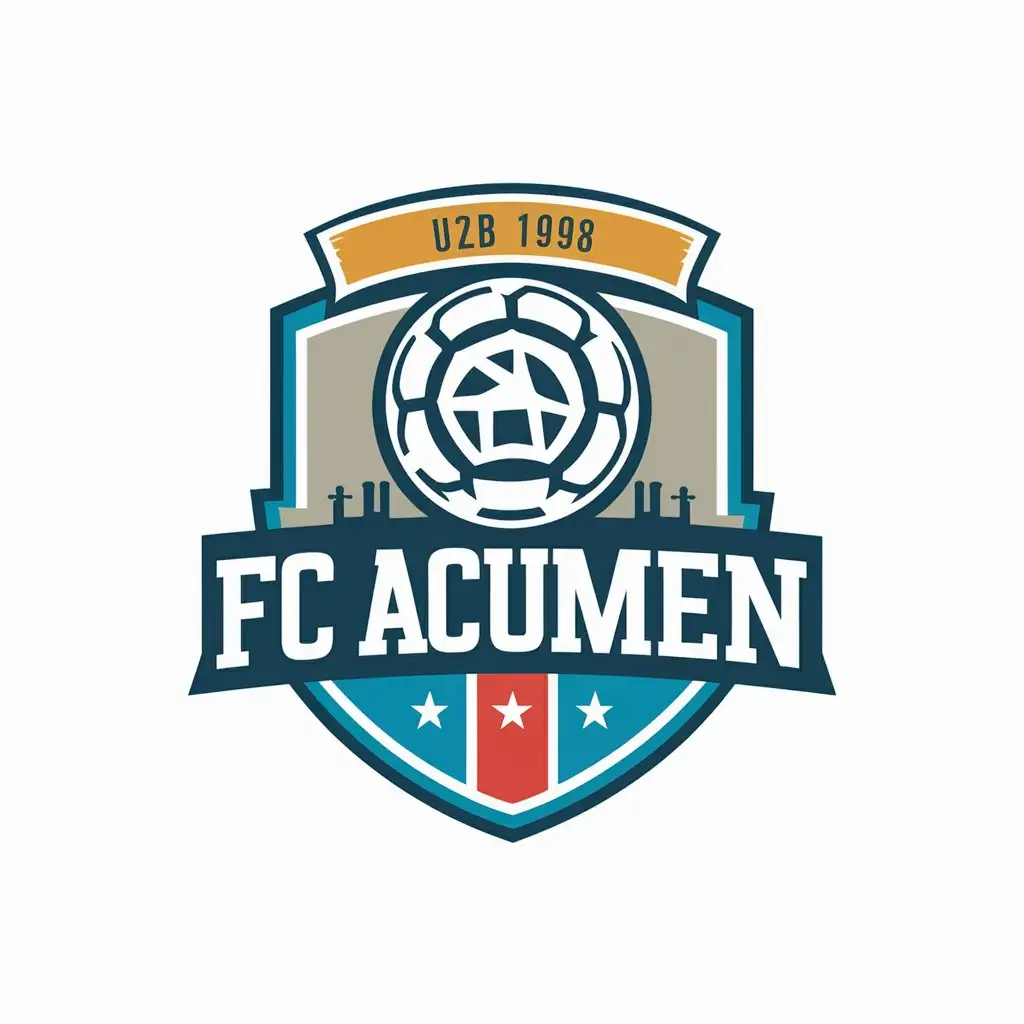 LOGO Design for FC Acumen Bold Text with Sporty Symbol for Fitness Industry