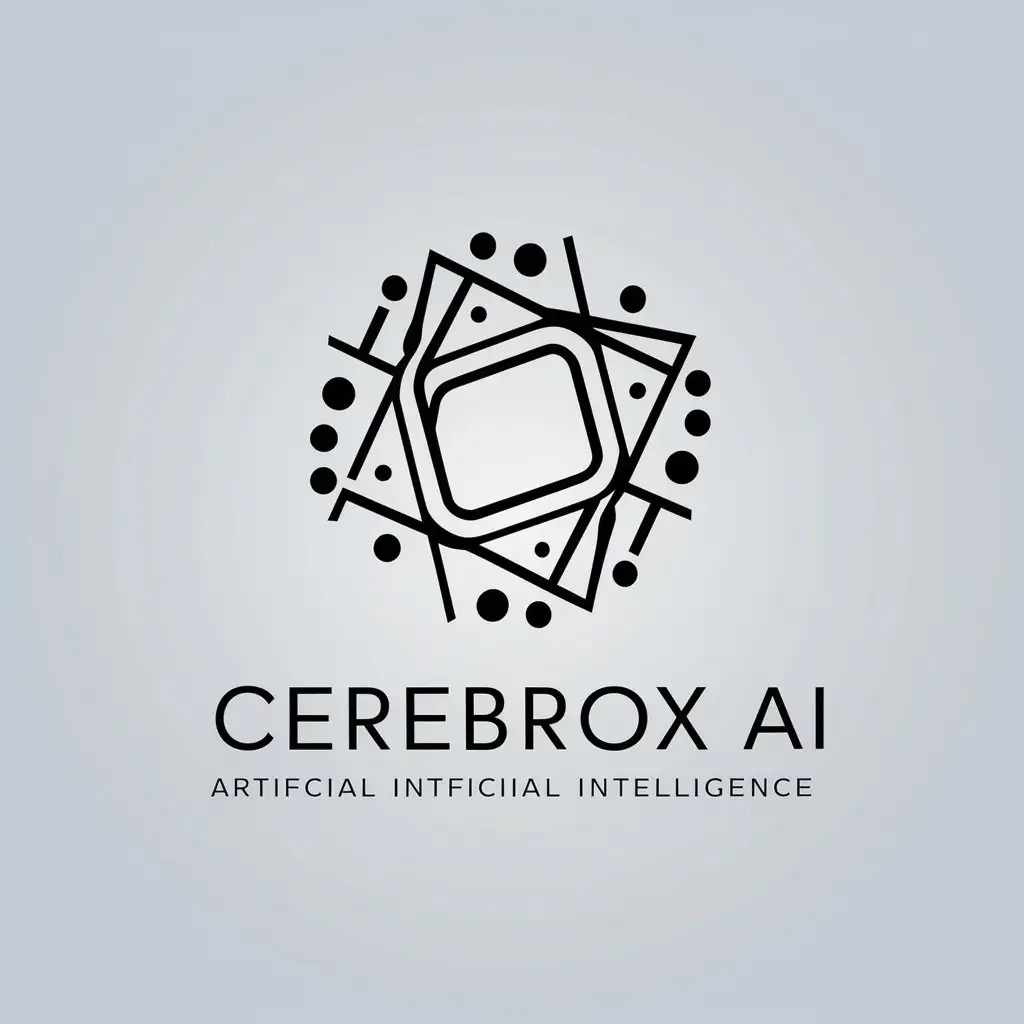 LOGO Design For Cerebrox AI Minimalistic Symbol for Artificial Intelligence Website