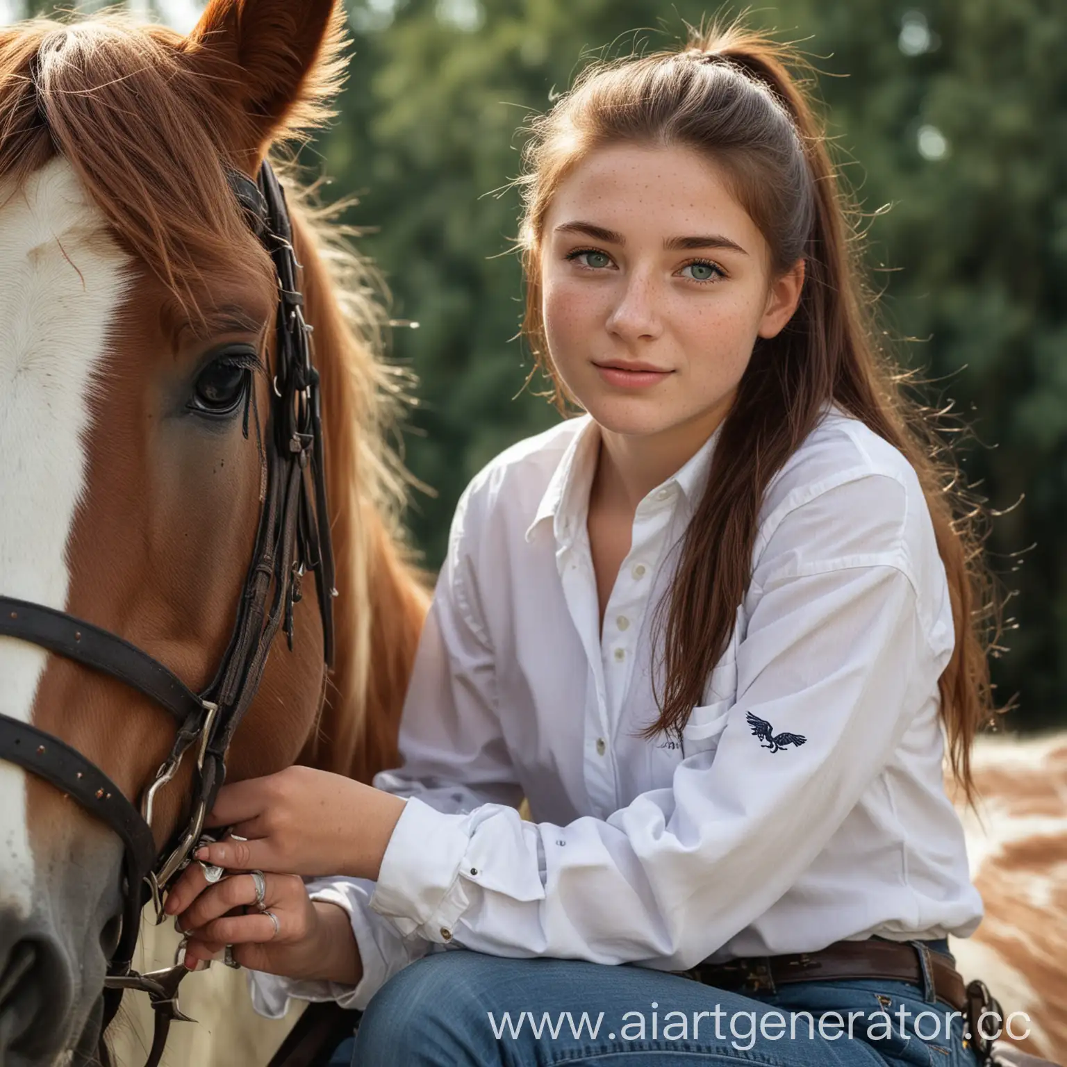 Equestrian-Portrait-of-a-Freckled-Girl-with-a-Unique-Story