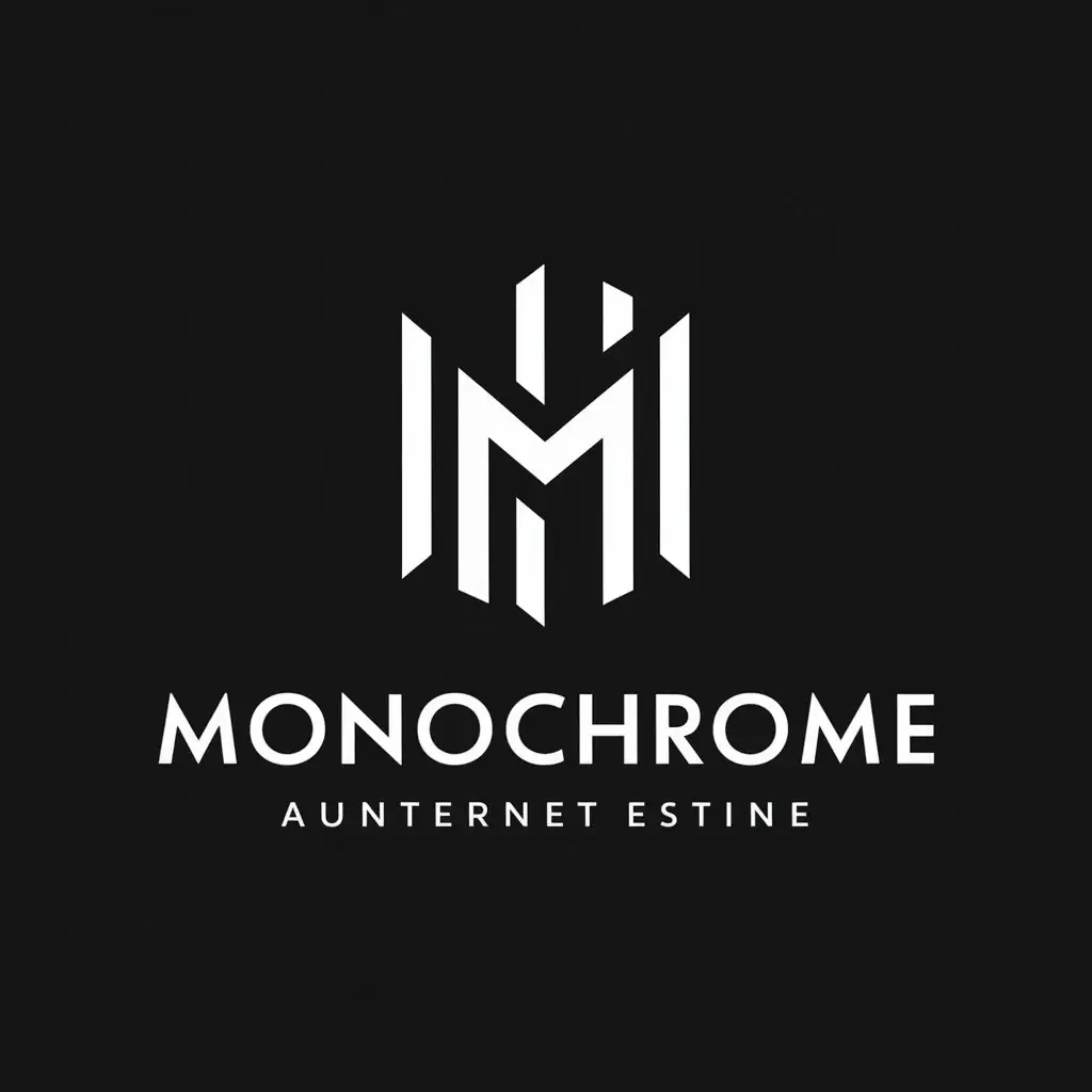 LOGO Design for Monochrome Minimalistic Internet Industry Symbol on Clear Background