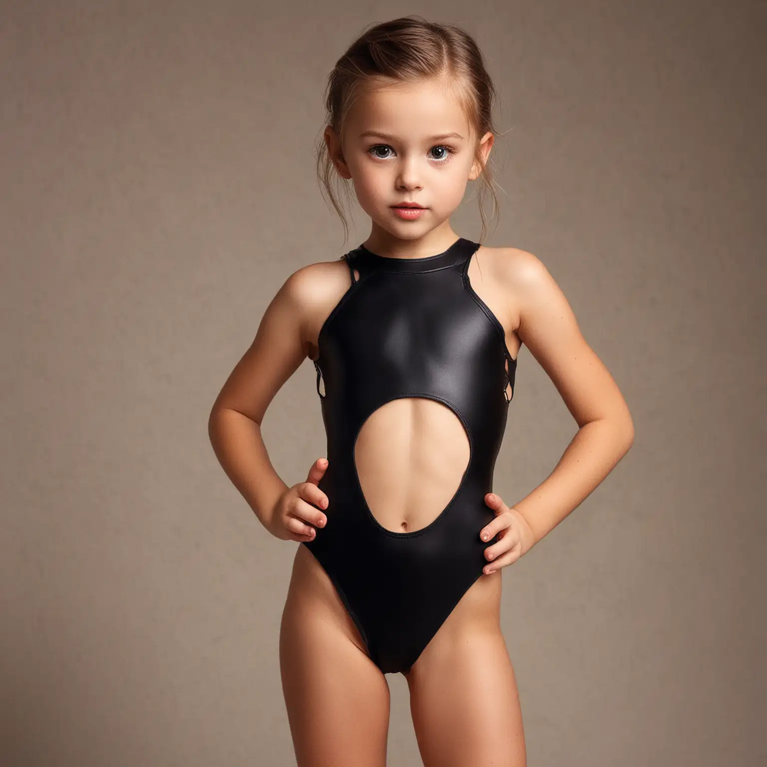 Young-Tiny-Model-in-Unique-Cutout-Bodysuit-Pose