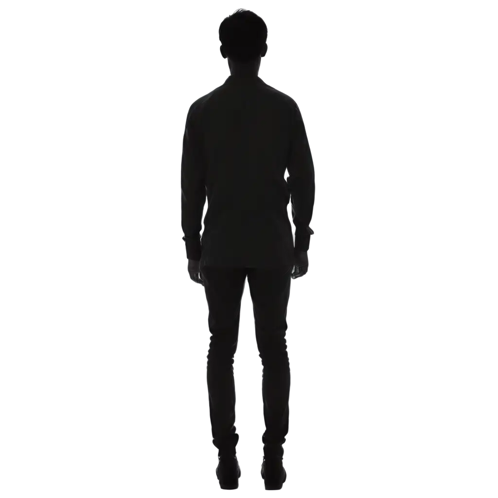 Black-Silhouette-of-a-Person-from-Behind-HighQuality-PNG-Image-for-Versatile-Use