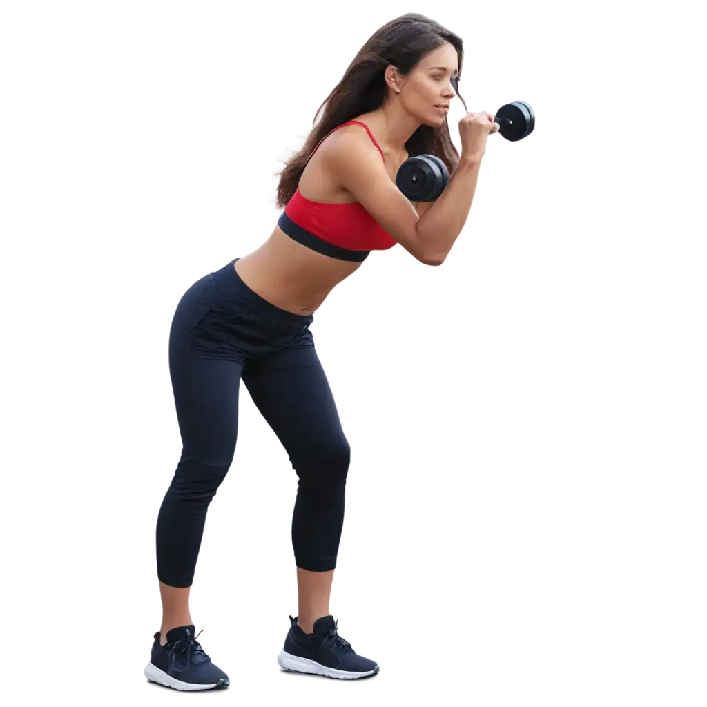 PNG-Image-of-a-Woman-Working-Out-in-the-Park-Enhance-Fitness-Content-with-HighQuality-Visuals