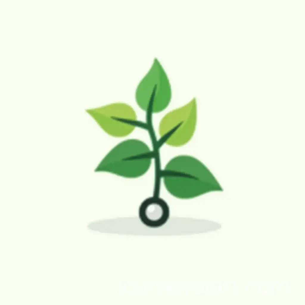 Agricultural-Healthcare-Logo-Design-Green-Plant-and-Stethoscope-Fusion