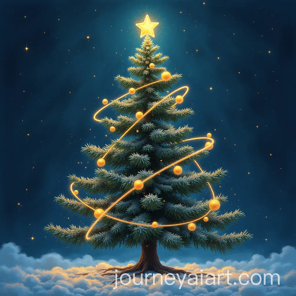 Christmas-Tree-Decorated-with-Quantum-Entanglement-and-Glowing-Electrons