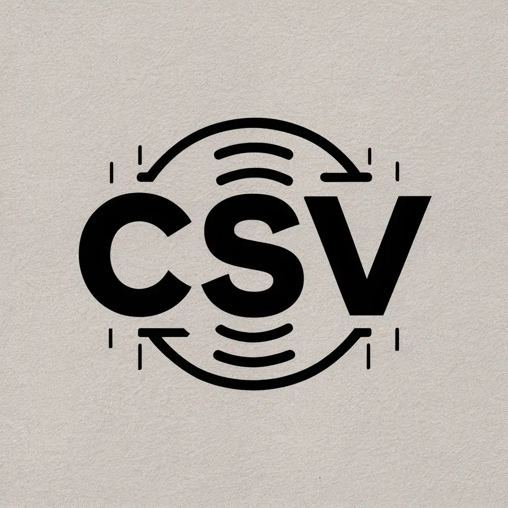 LOGO-Design-For-CSV-Clean-and-Modern-Data-Conversion-Symbol