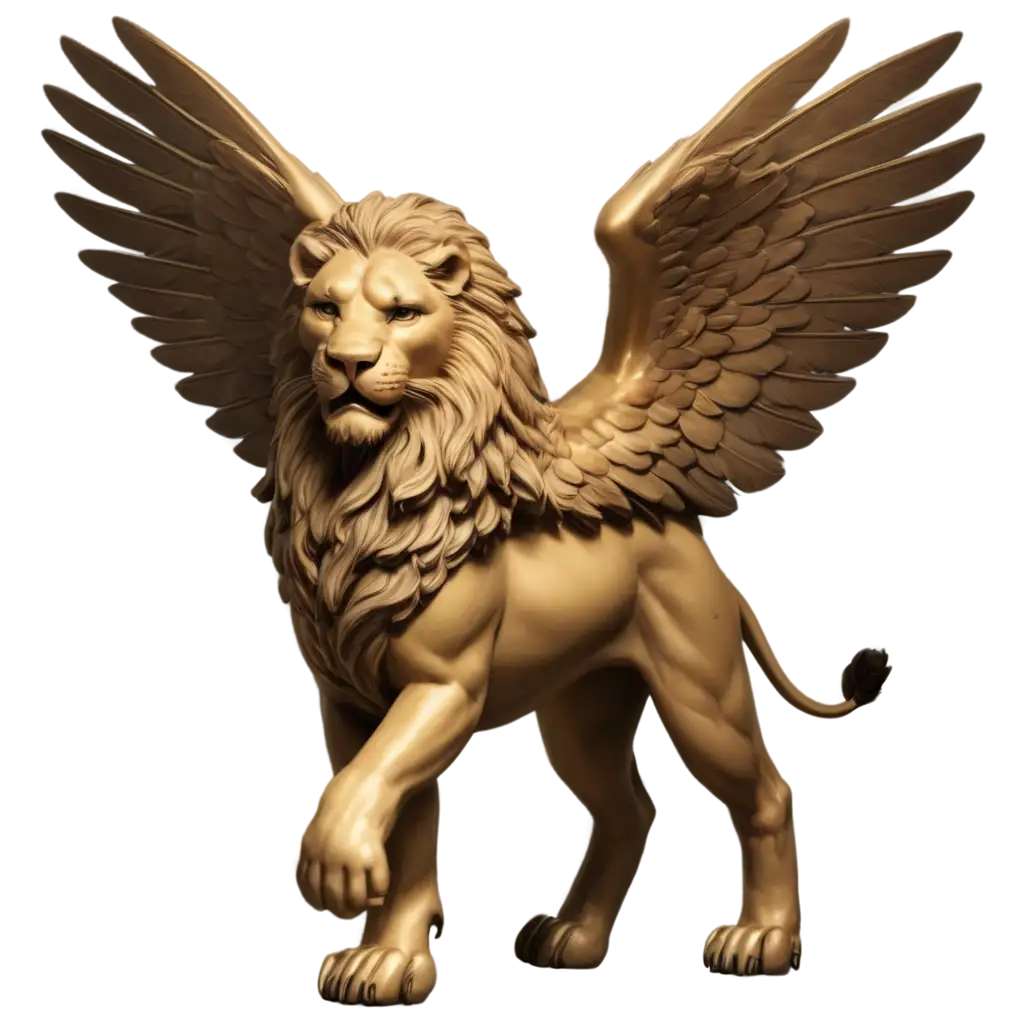 Winged-Lion-PNG-Image-Majestic-Creature-Art-for-Creative-Projects