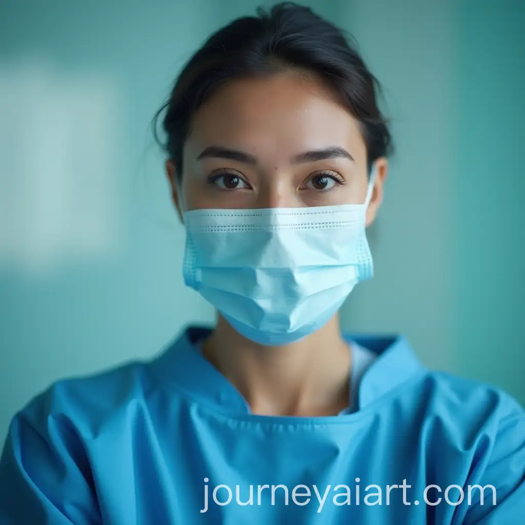 Surgical-Nurse-in-Scrubs-and-Surgical-Mask-Ready-for-Operation