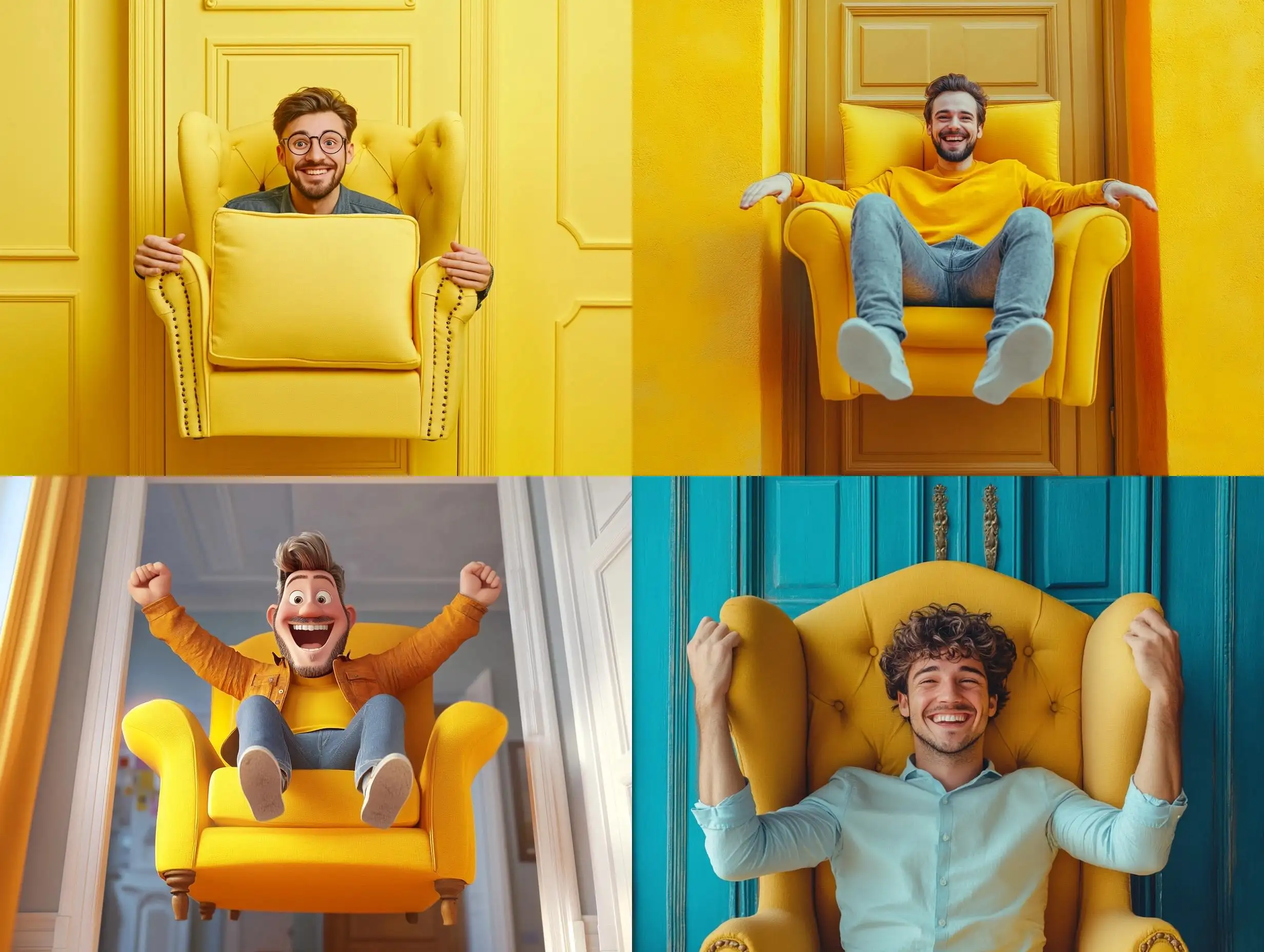 Joyful-Man-Moving-Yellow-Armchair-into-New-Apartment