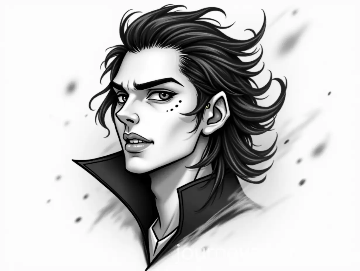 SylasAI-Art-Prompt-Expansion-from-League-of-Legends-in-Minimalistic-Tattoo-Style