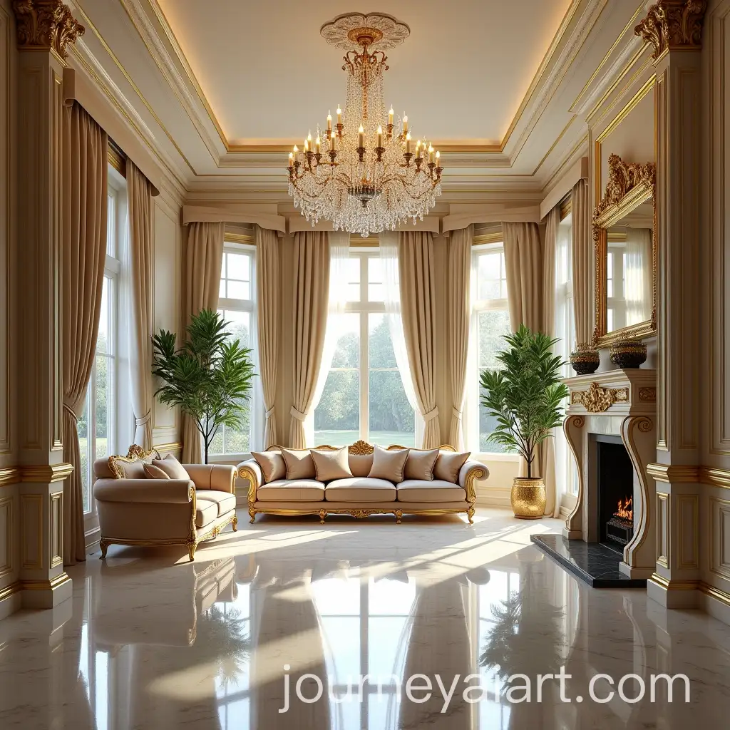 Luxurious-and-Elegant-Interior-with-Crystal-Chandelier-and-Velvet-Sofa