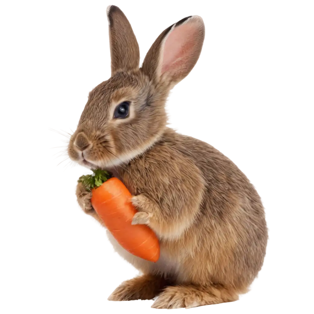 Cottontail-Rabbit-Eating-Carrot-PNG-Image-Playful-Bunny-Enjoying-Fresh-Produce