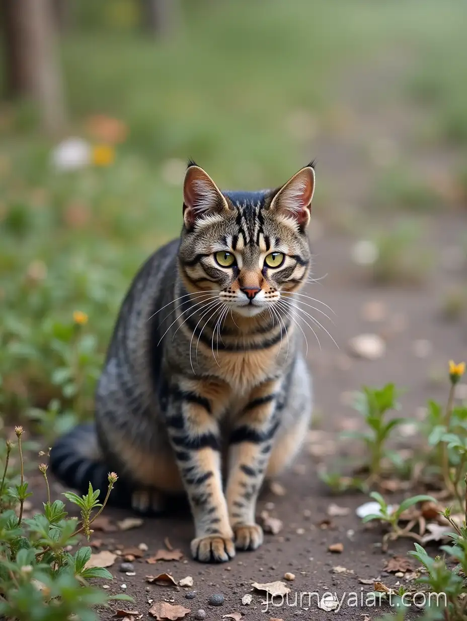Curious-Cat-in-a-Cozy-Setting