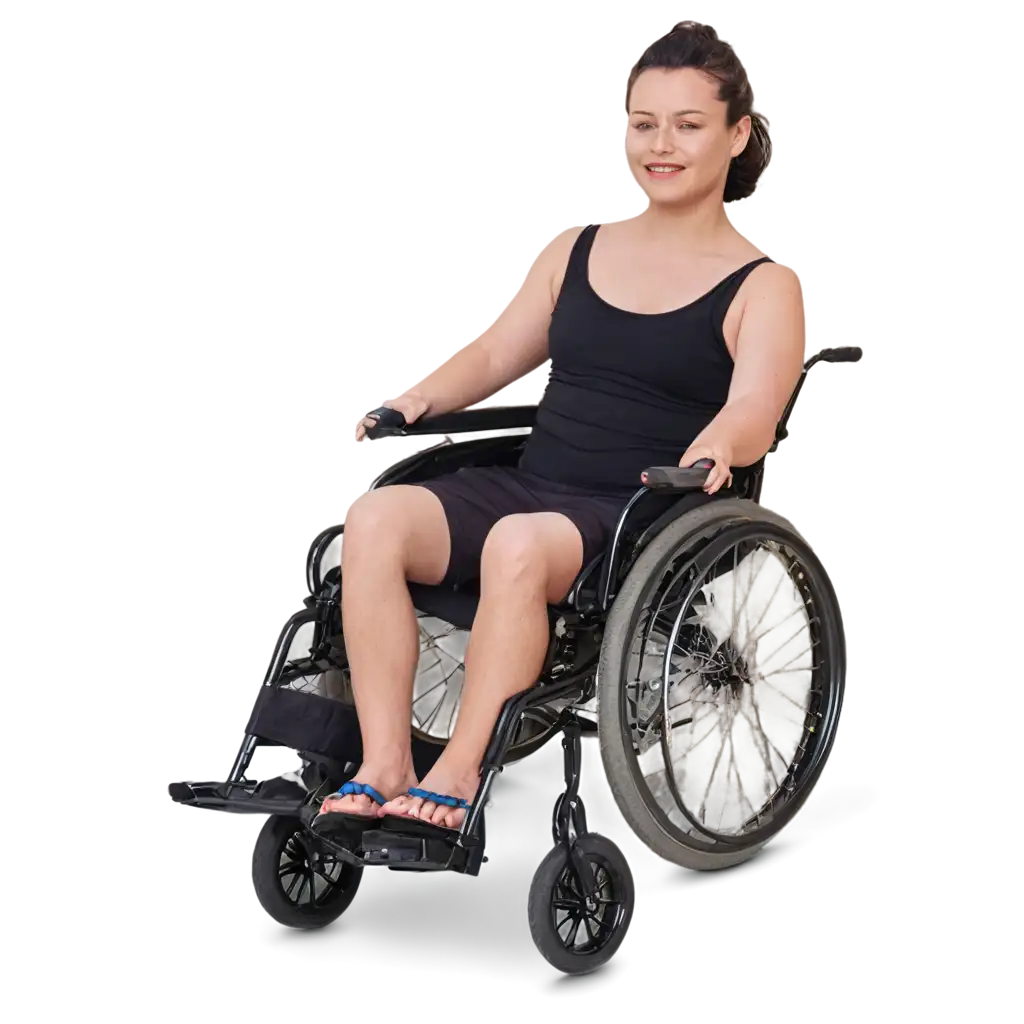 PNG-Image-of-a-Person-in-a-Wheelchair-at-the-Beach-Capturing-Serenity-and-Accessibility