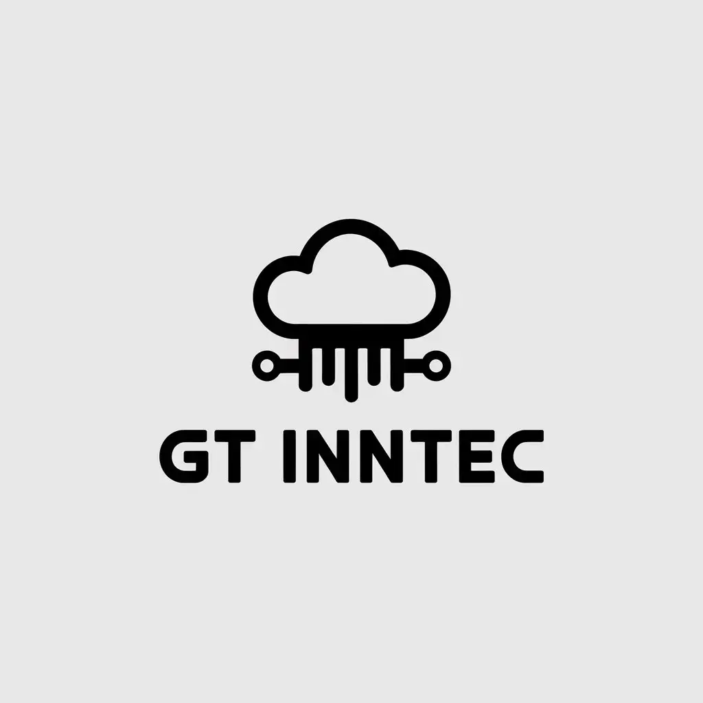 LOGO Design for GT Inntec Minimalist Transistor and Cloud with Internet Industry Vibe