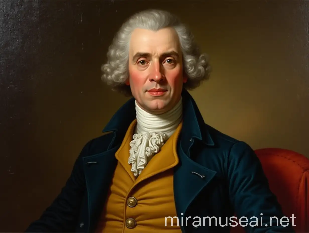 Regency Style Portrait of a Mature Man