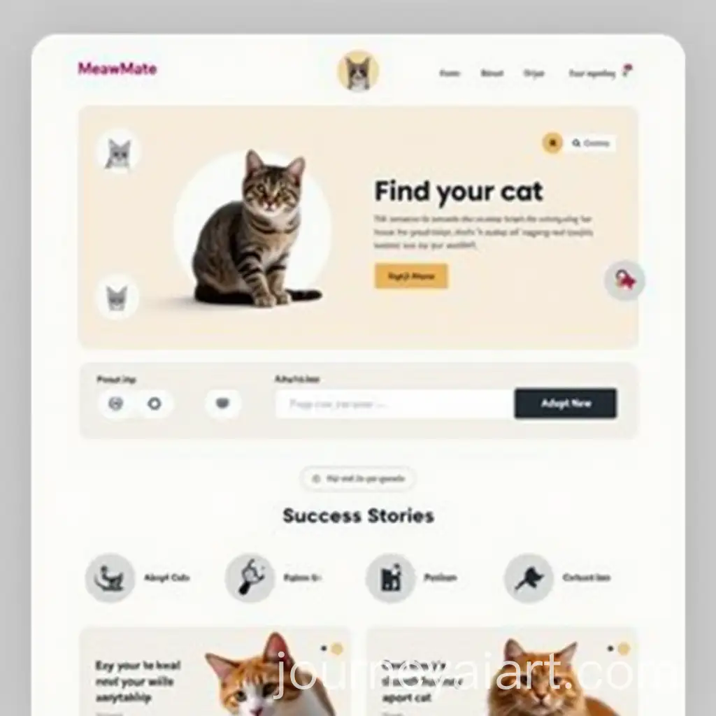 Modern-Minimalistic-Cat-Adoption-Website-Design-with-Pastel-Colors