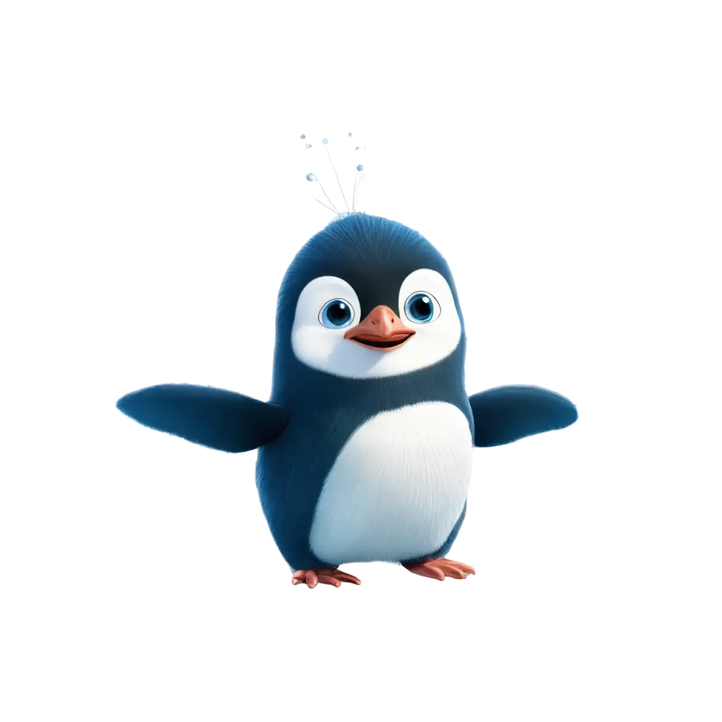 Cartoon-Like-Blue-Fairy-Penguin-PNG-Image-for-Creative-Projects