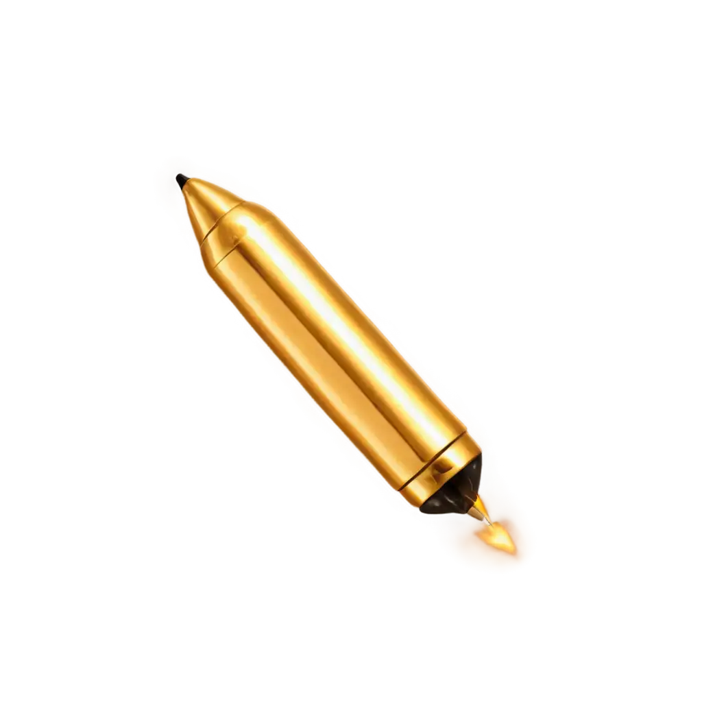 Bullet-Flying-in-Golden-Color-PNG-Stunning-HighQuality-Image-for-Versatile-Applications