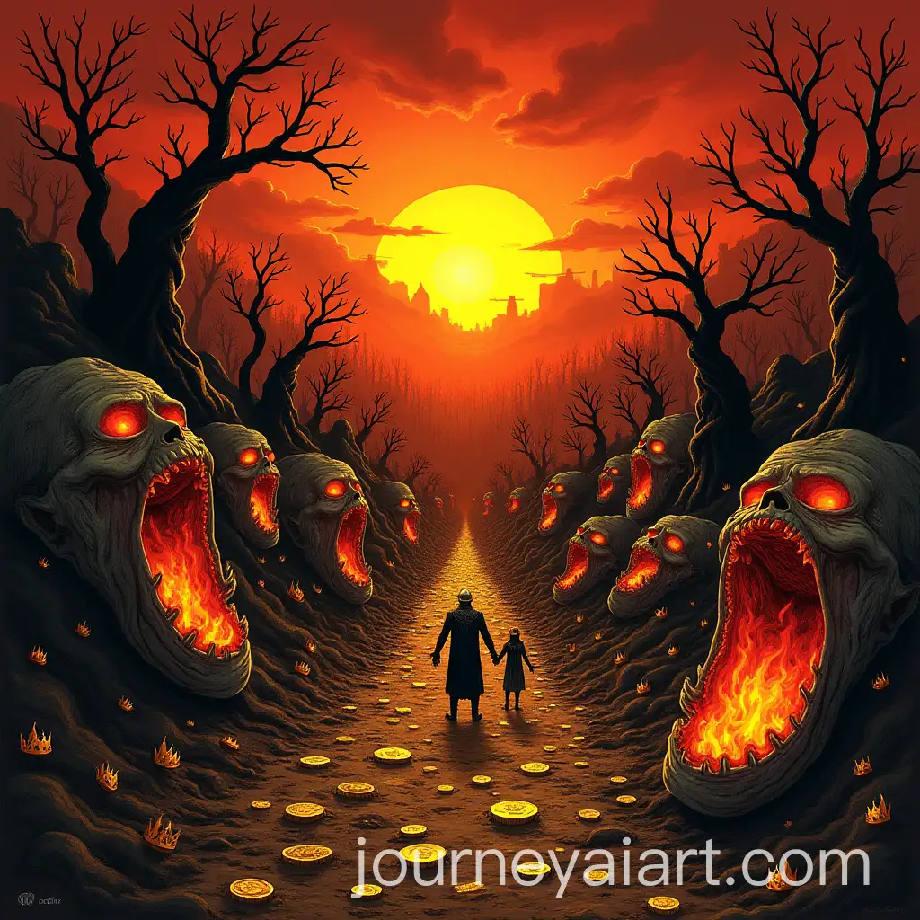Surreal-Fiery-Hellscape-with-Grotesque-Faces-and-Decaying-Themes