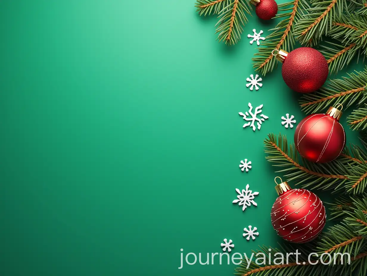 Festive-Christmas-Card-Design-with-Ornaments-and-Snowflakes