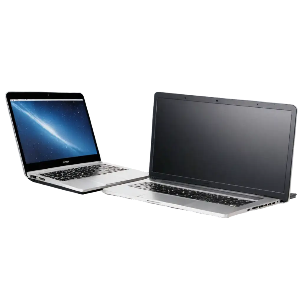 HighQuality-PNG-Image-of-a-Computer-and-Notebook-for-Versatile-Digital-Use