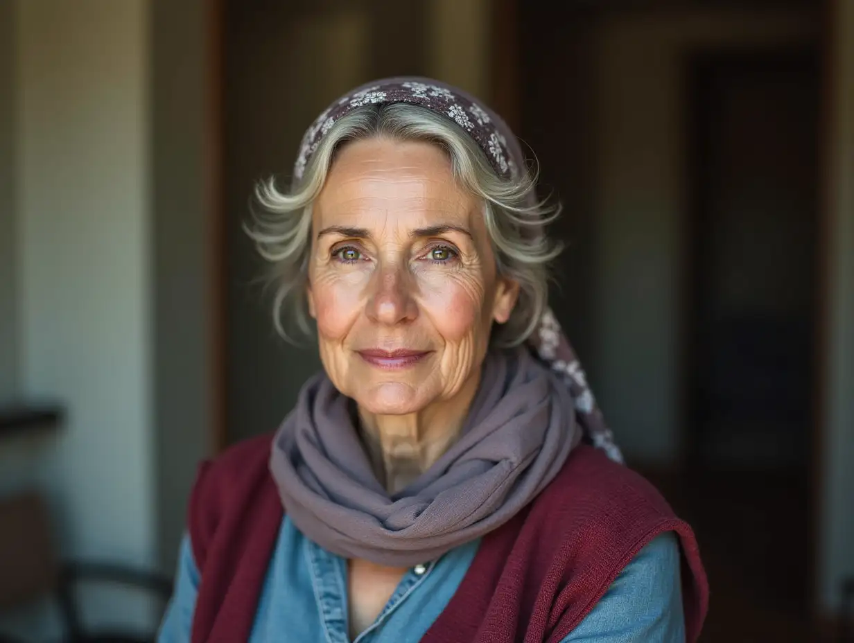 Beautiful-Middle-Age-Woman-Cancer-Patient-Wearing-Headscarf