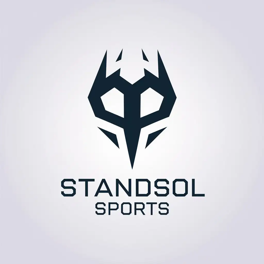 LOGO Design for STANDSOL Sports Ice Power Symbol with Minimalistic Style and Clear Background