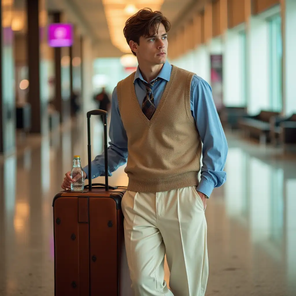 Gen-Z-European-Male-Model-in-Sophisticated-Travel-Attire-at-Luxury-Airport-Terminal