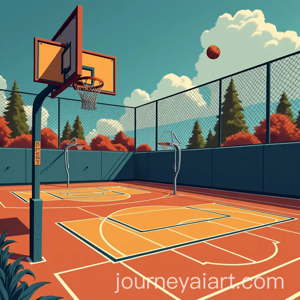 Basketball-Court-TShirt-Company-Poster-Showcase