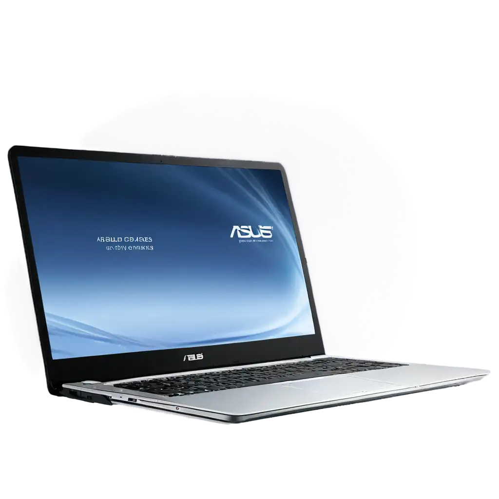 Asus-Laptop-Front-View-PNG-High-Quality-Image-for-Clear-Display-and-Versatile-Use