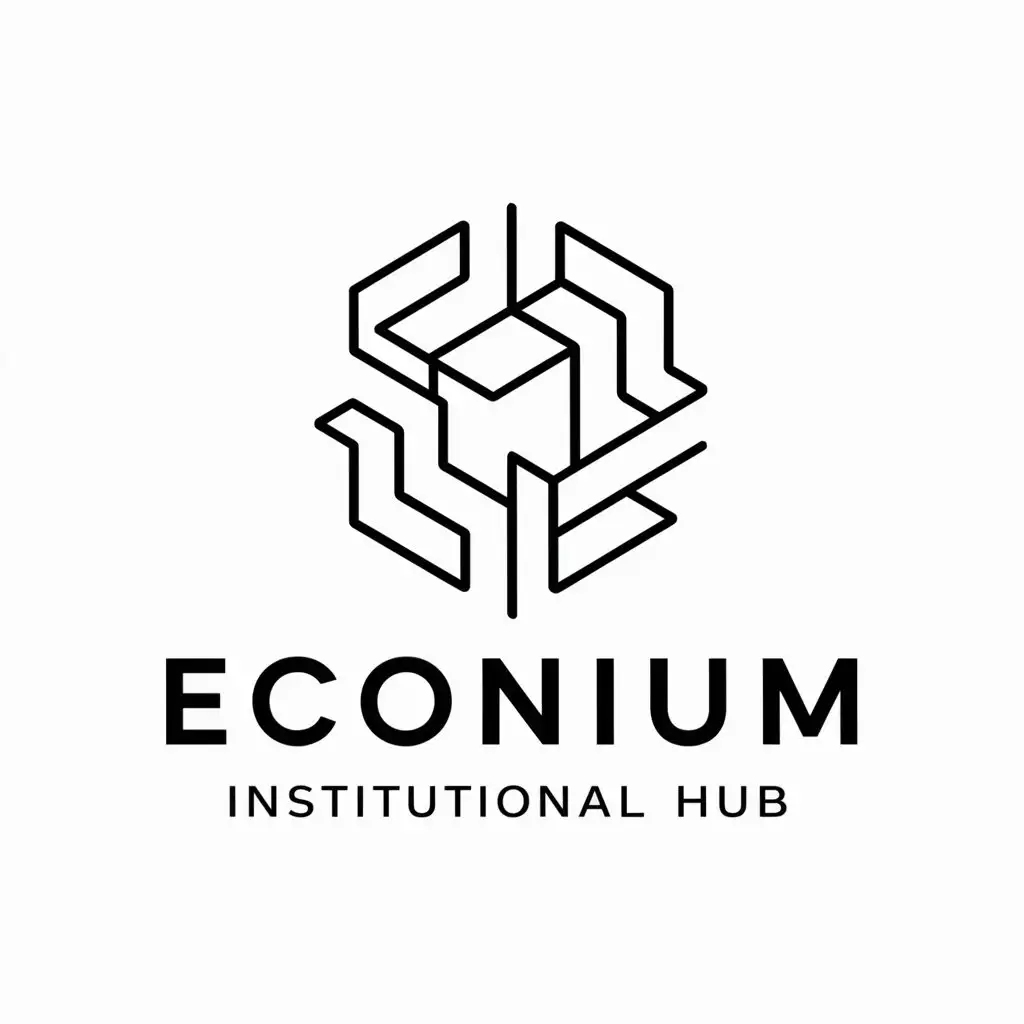 LOGO-Design-For-Econium-Institutional-Hub-Vector-Logo-for-Finance-Industry