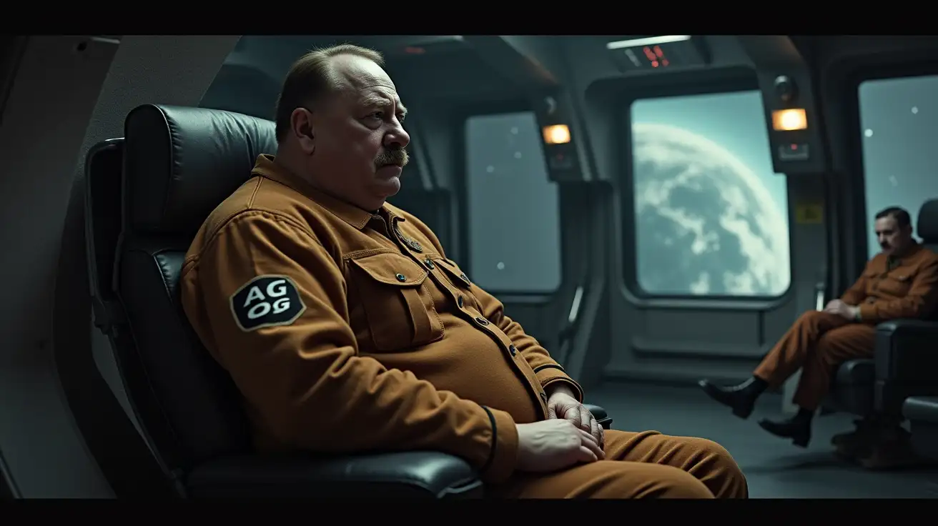 Obese-Adolf-Hitler-in-Brown-Space-Suit-Aboard-Large-Spaceship-in-Dramatic-Cosmic-Scene