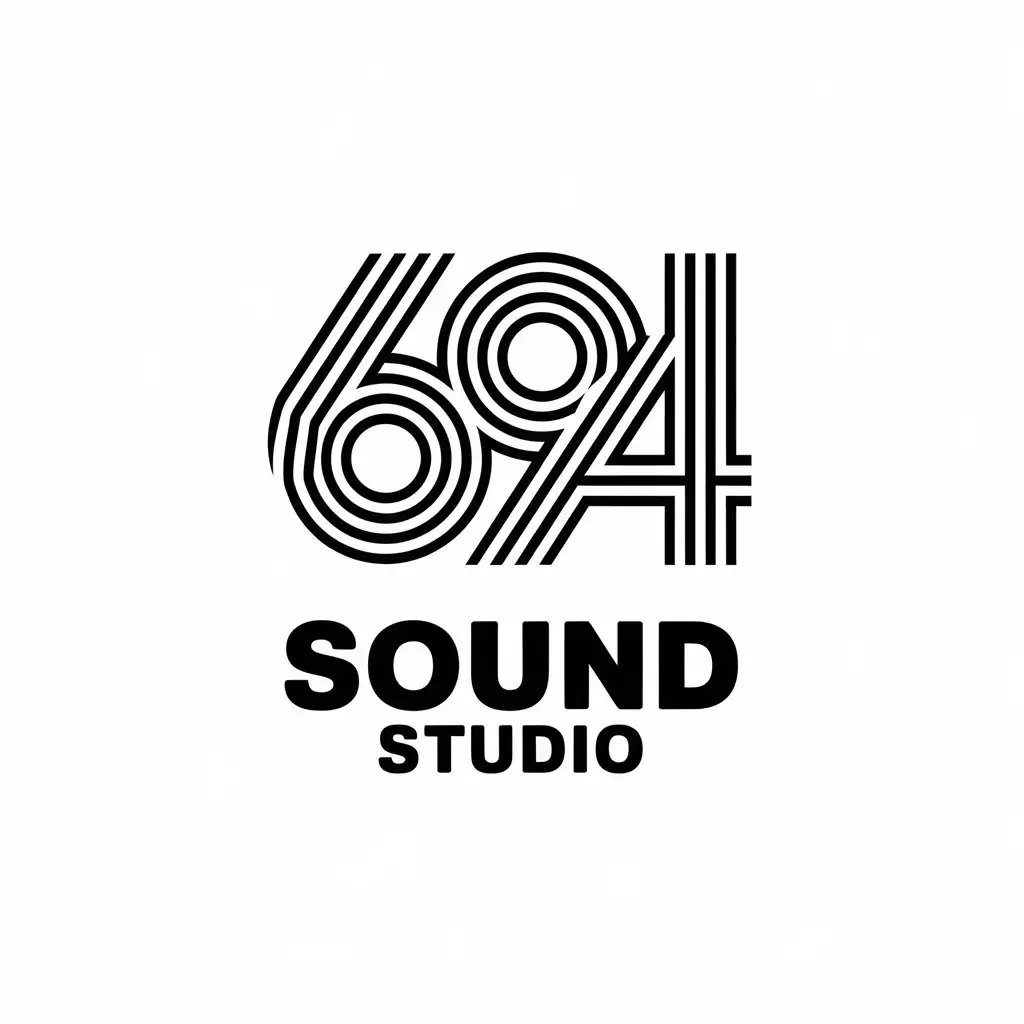 LOGO-Design-for-Sound-Studio-694-Entertainment-Industry-Icon-with-Clear-Background