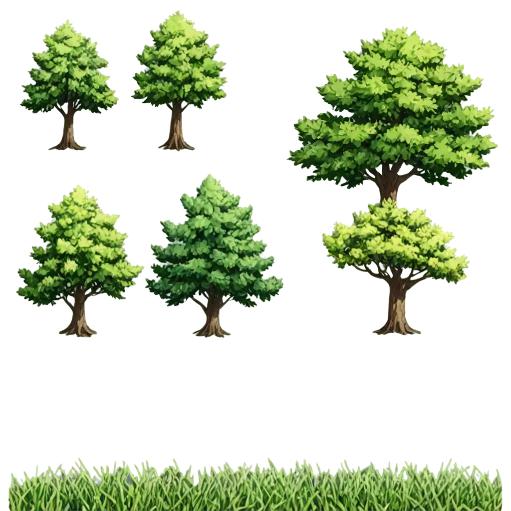 Beautiful-PNG-Trees-Compatible-with-RPG-Maker-MZ-for-2D-Sprite-Integration