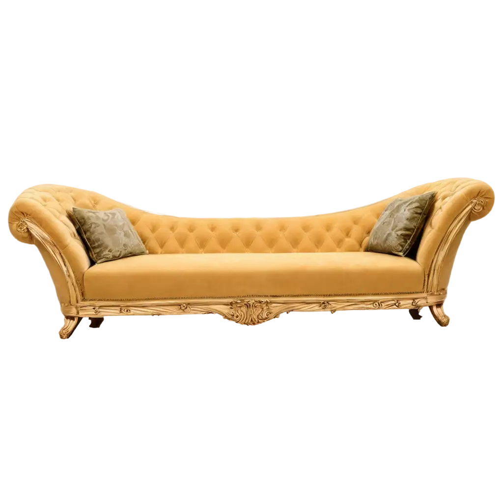 Stunning-Golden-Sofa-Side-View-PNG-for-HighQuality-Design-Projects