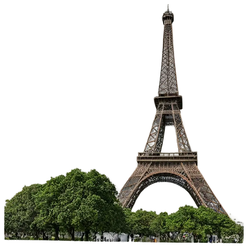 Menara-Eiffel-PNG-Image-HighQuality-Transparent-Graphic-for-Versatile-Use